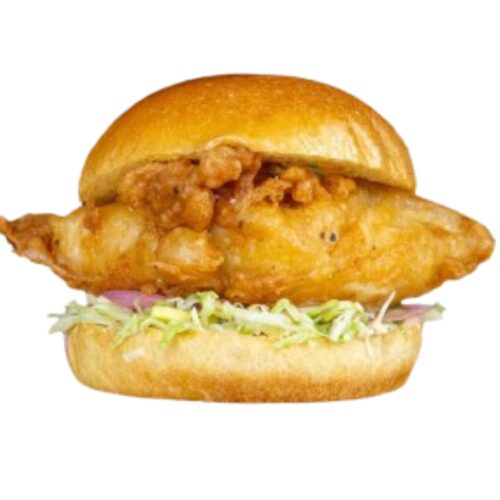 Fish and Chips Sandwich