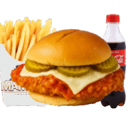 Buffalo Chicken Burger Combo Buffalo Chicken Burger Combo