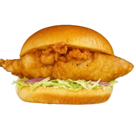 Fish and Chips Sandwich