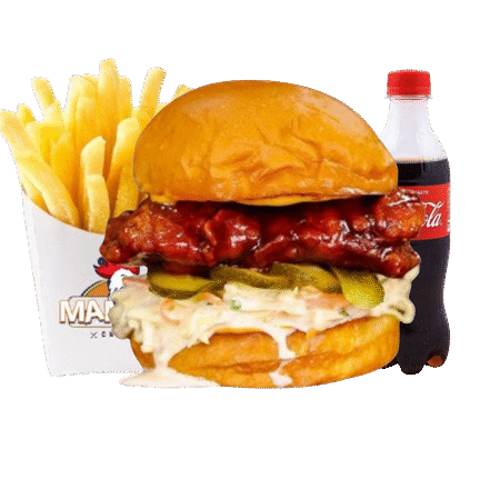 Korean BBQ Chicken Sandwich Combo