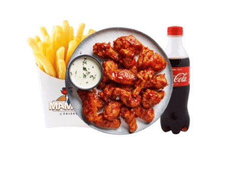 Boneless Chicken Wings Combo (12pc)