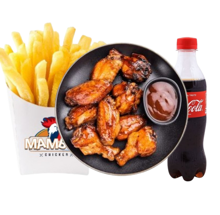 Flavor-Tossed Chicken Wings Combo (6pc)